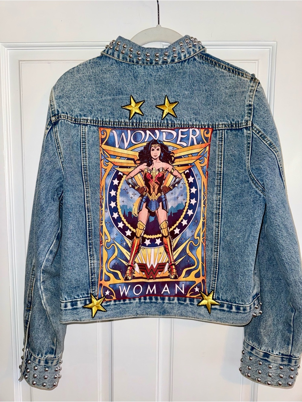 Handmade, unique Wonder Woman Jacket- Size M